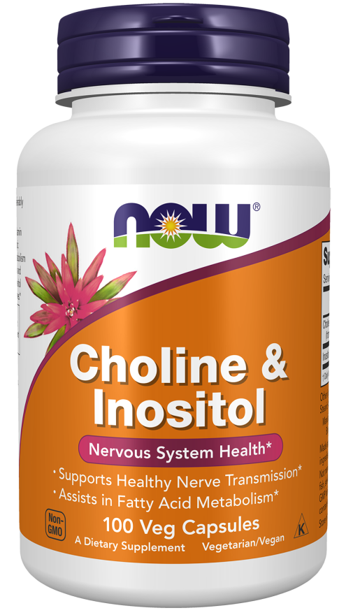 NOW Choline & Inositol Veg Capsules