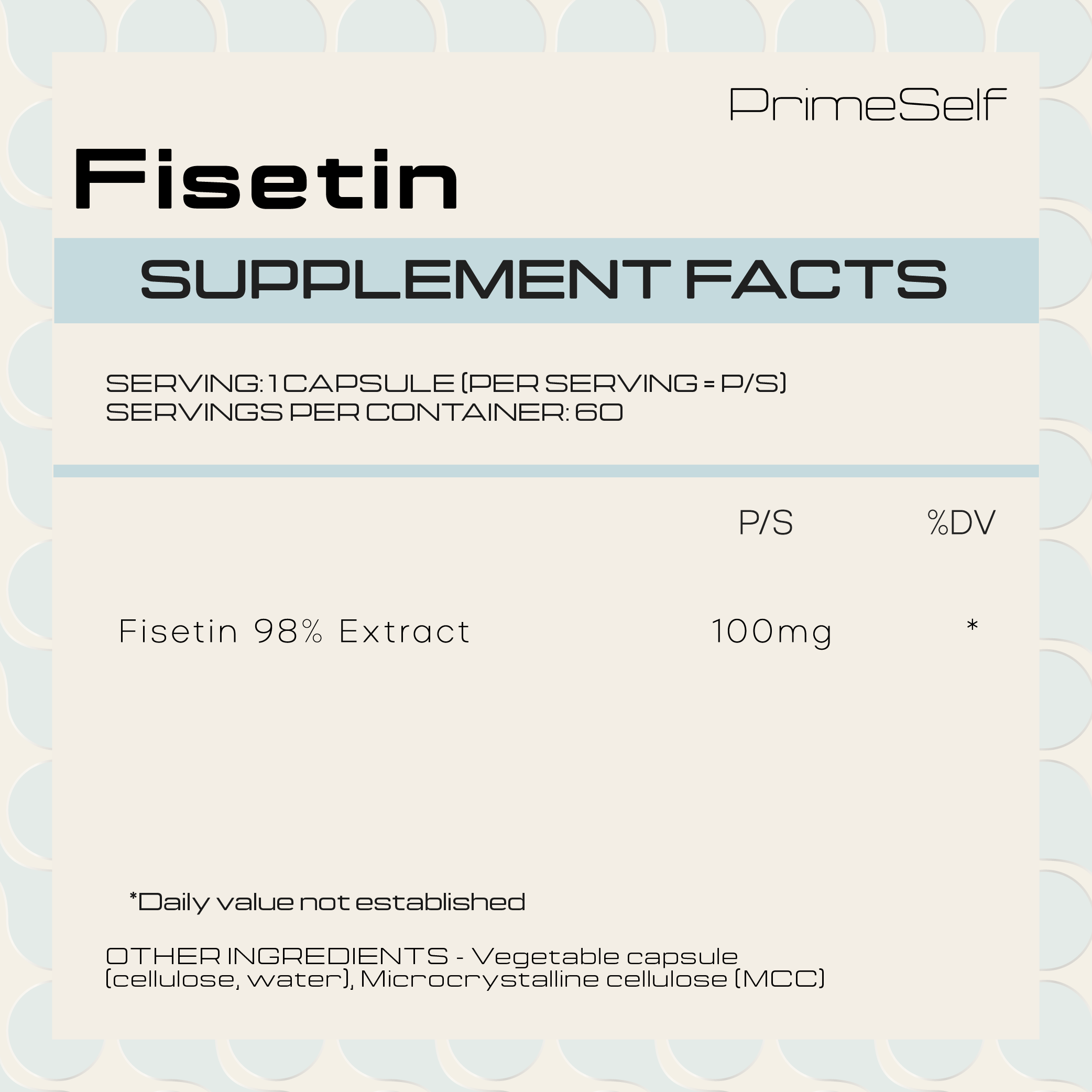 PrimeSelf Fisetin