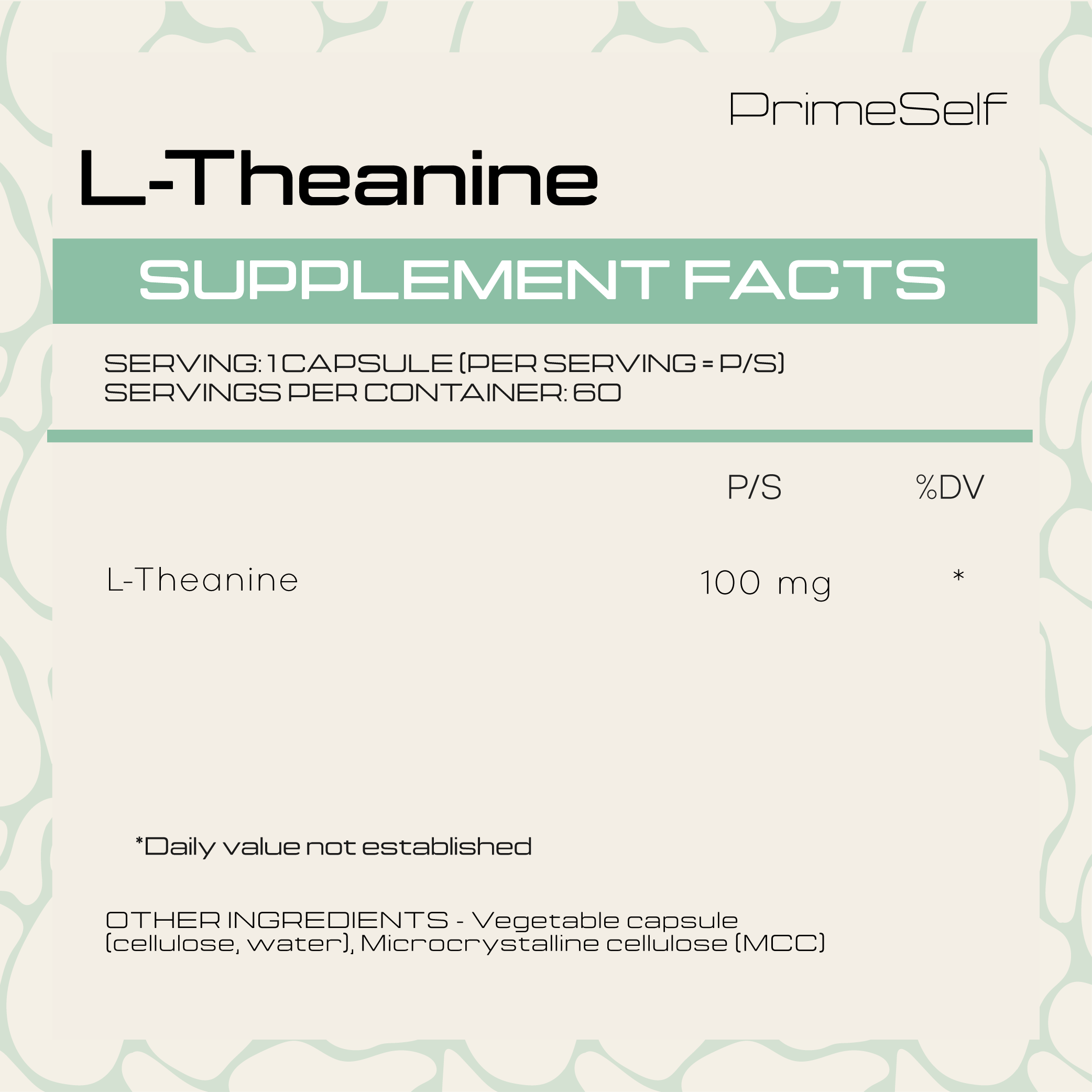 PrimeSelf L-Theanine