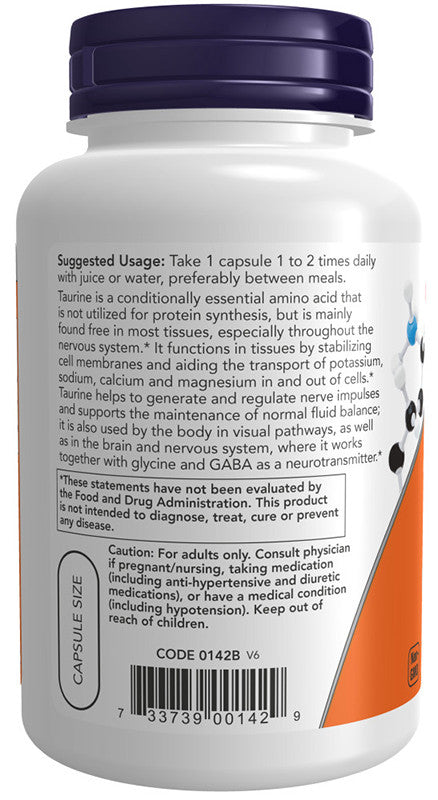 NOW Taurine Double Strength